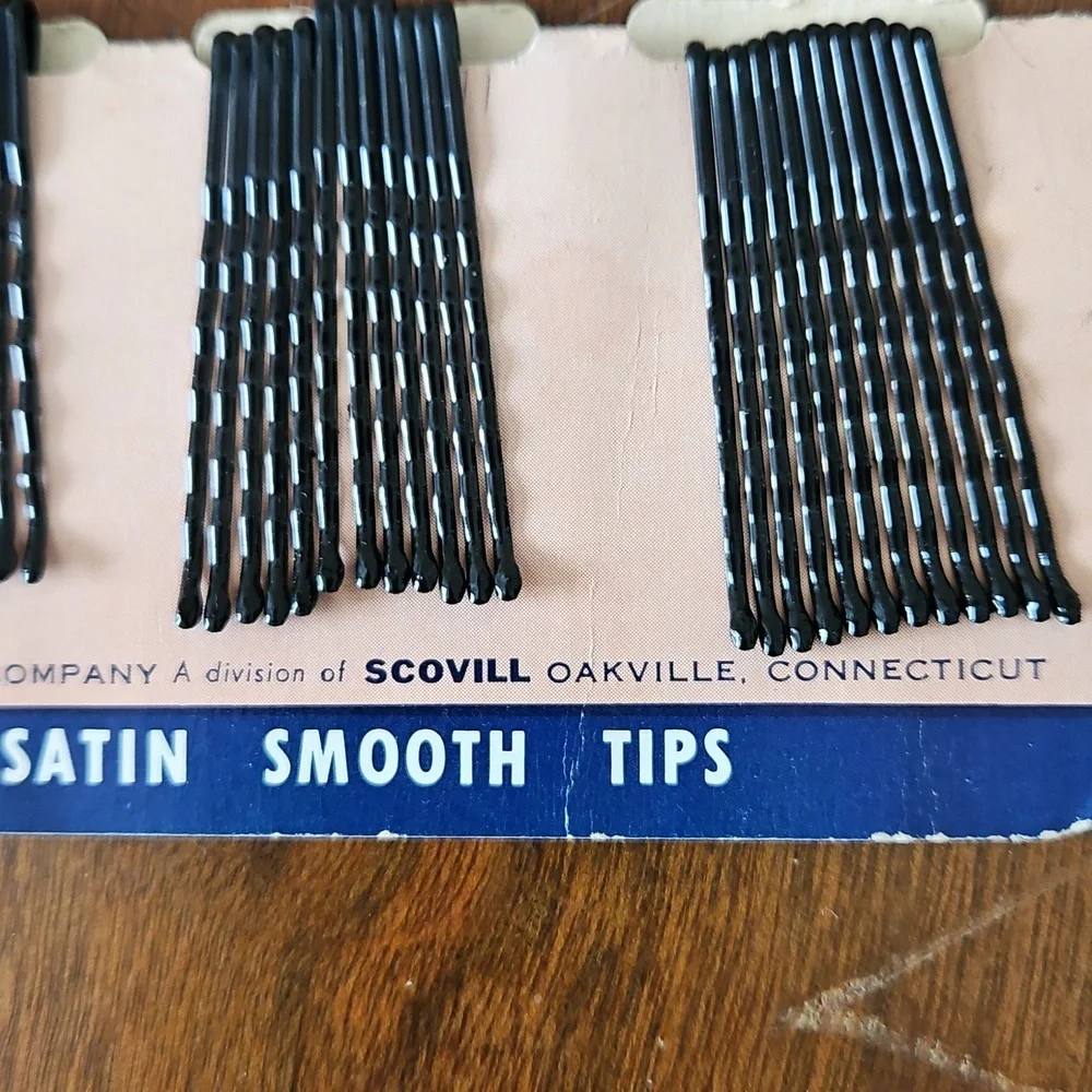 NWT Vintage DeLong Bobby Hair Pins Oakville Co USA